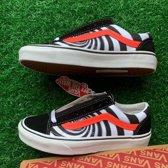 VANS STYLE 36 Swirl Black/Fiery Coral Men’s - Picture 12 of 16